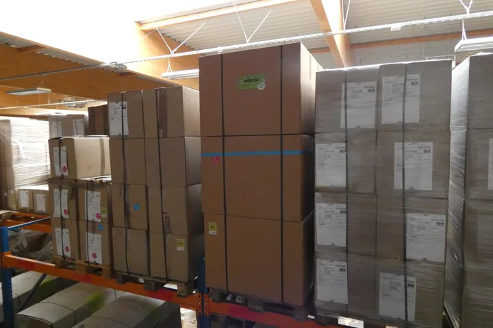 Konvolut Hitzeschutz Vlies Umfang: Palette mit Inhalt